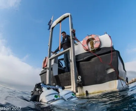 winter diving
