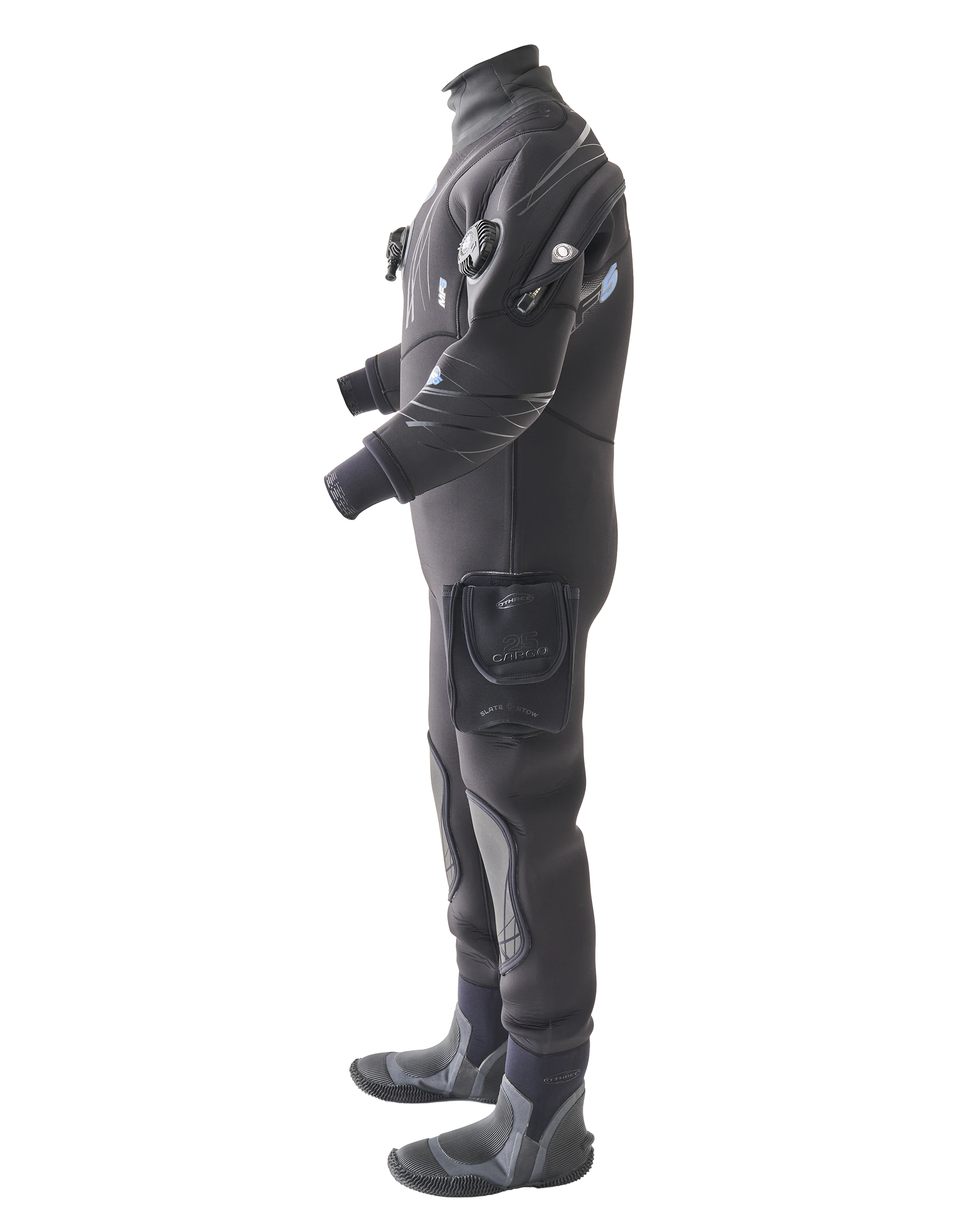 MF5 drysuit side profile left