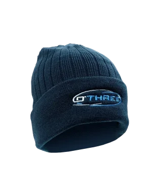 O'Three blue beanie hat