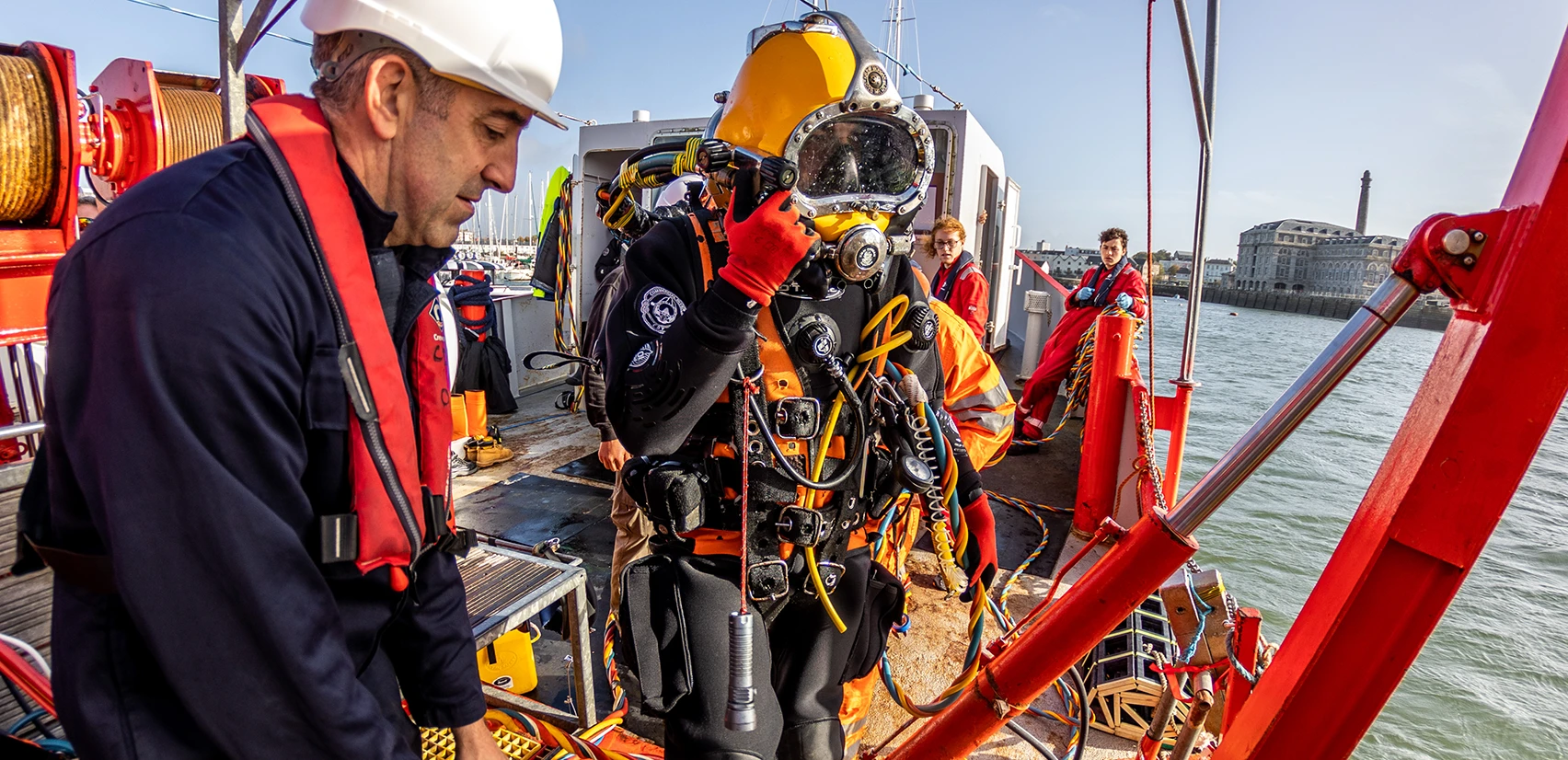 Port 10 drysuit commercial diving